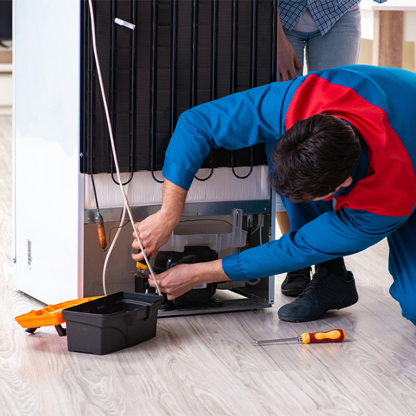 how much do you charge for refrigerator repair services in Harrisburg Ohio